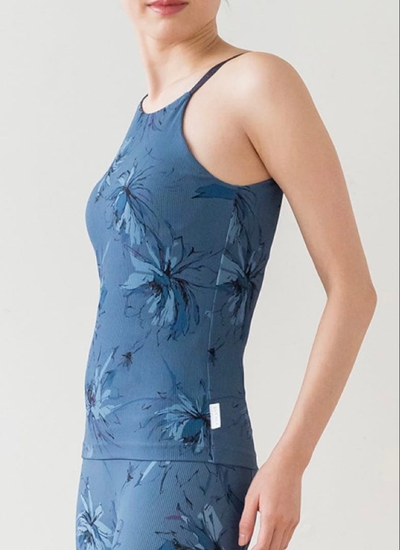 【SUKALA】リブbigフラワープリント ヨガウェア 6月新作M新品未使用