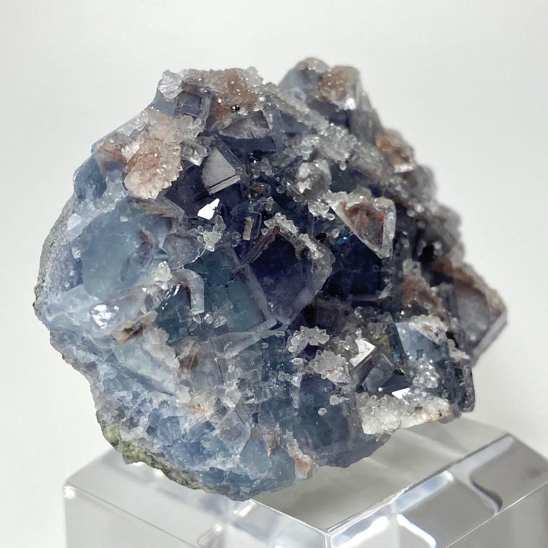 フローライト　クォーツ　蛍石　水晶　鉱物標本　原石　天然石　ストーン　インクル