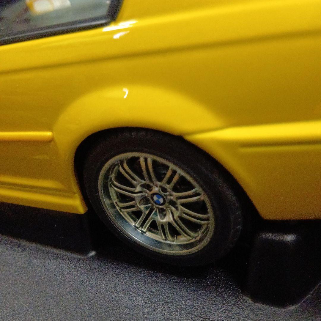 絶版AUTOart  M3 イエロー 1/18