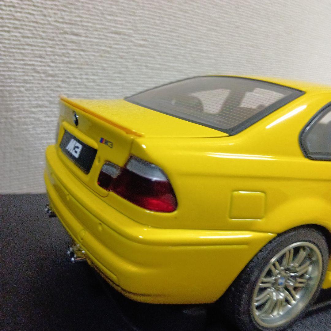 絶版AUTOart  M3 イエロー 1/18