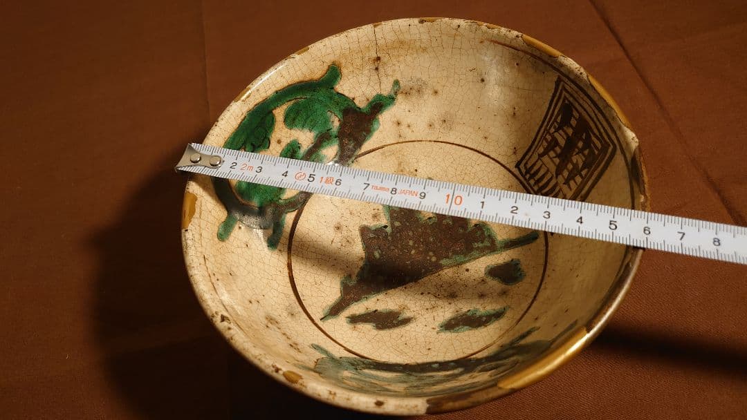 古九谷　古伊万里　古玩　陶器　呉須赤絵　龍紋　１客