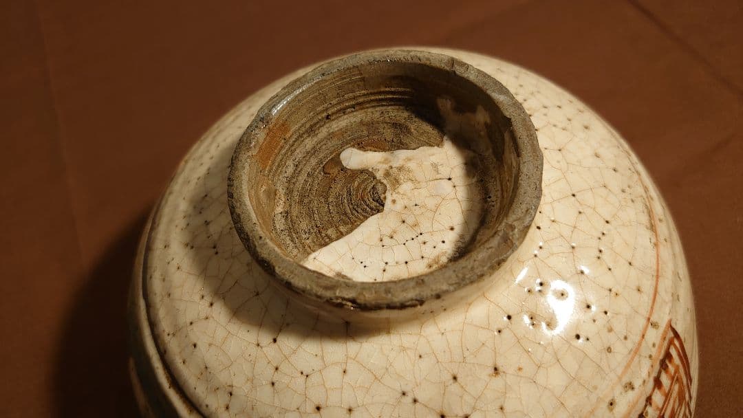 古九谷　古伊万里　古玩　陶器　呉須赤絵　龍紋　１客