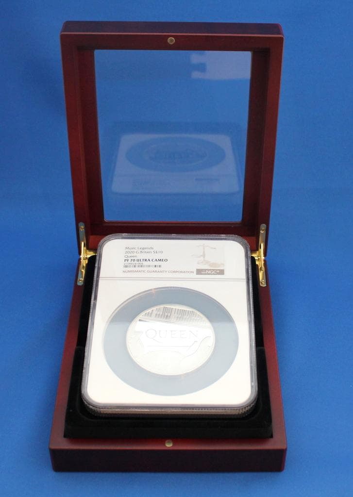 2020年 ミュージックレジェンド クイーン 5オンス銀貨 NGC PF70UC