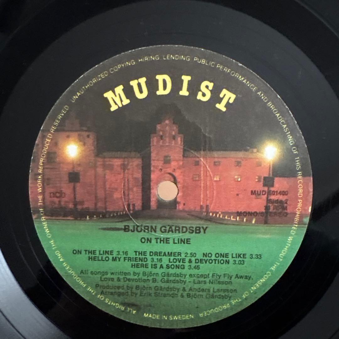 北欧産AOR Bjorn Gardsby On The Line
