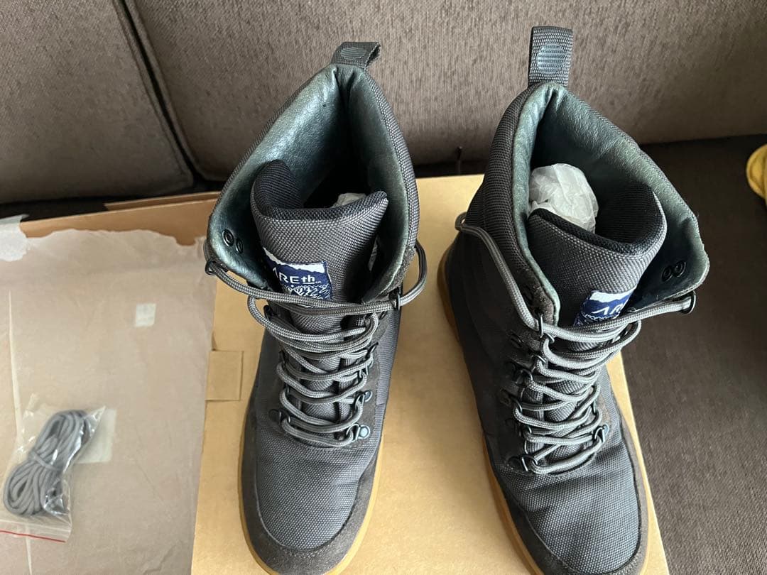 AREth アース　スノーブーツ ネイビー　Vibram