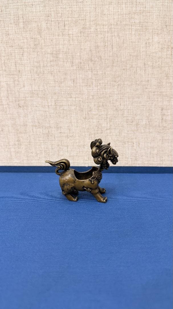縁起物 麒麟像 銅製 香炉・置物｜古美術調｜開運・財運｜床の間飾り