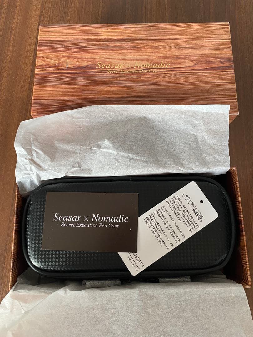 【シーサー×ノーマディック】シークレットエグゼクティブペンケース　SY-01 黒