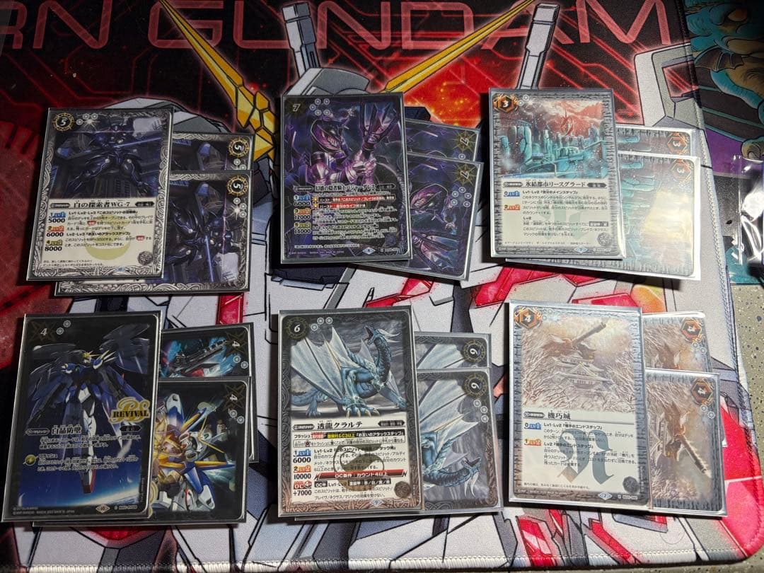 バトルスピリッツ ストライクジークヴルムデッキ パーツ スリーブ付き