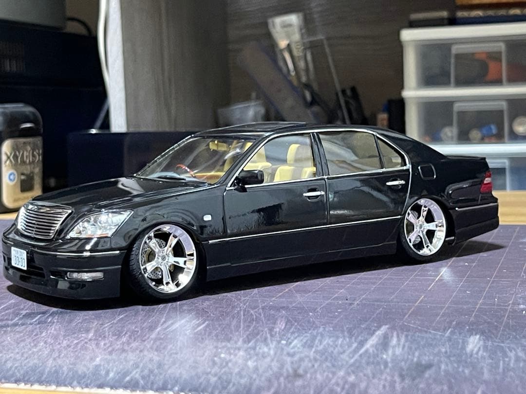 1/24 アオシマ製・UCF-31セルシオ★完成品★