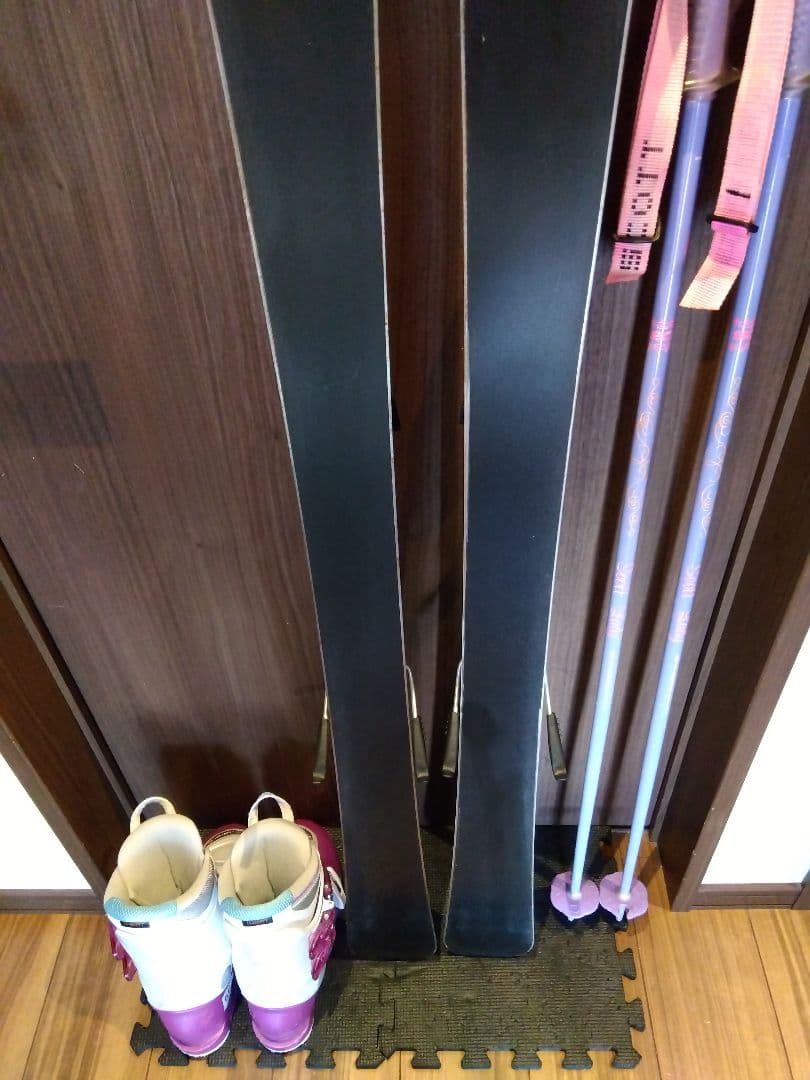 SWALLOW/学生・レディース用/スキーセット/メンテ・WAX済み✔軽量板！！