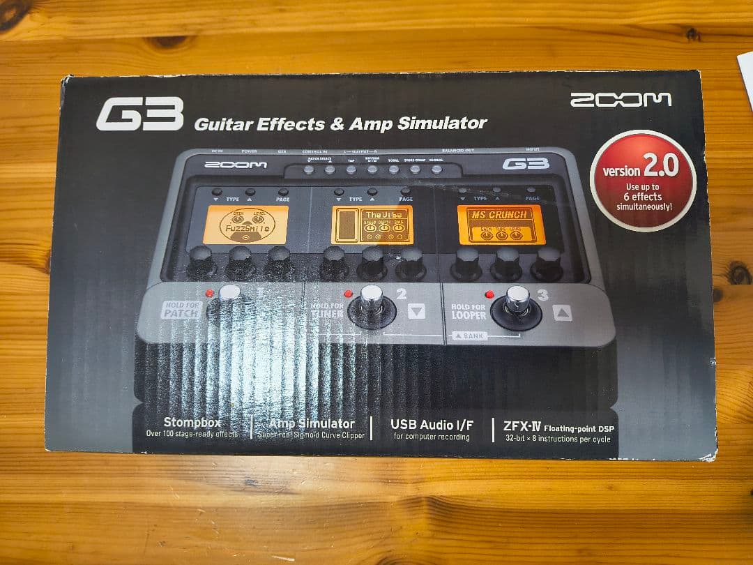 Zoom G3 ギターエフェクター 美品 付属品あり