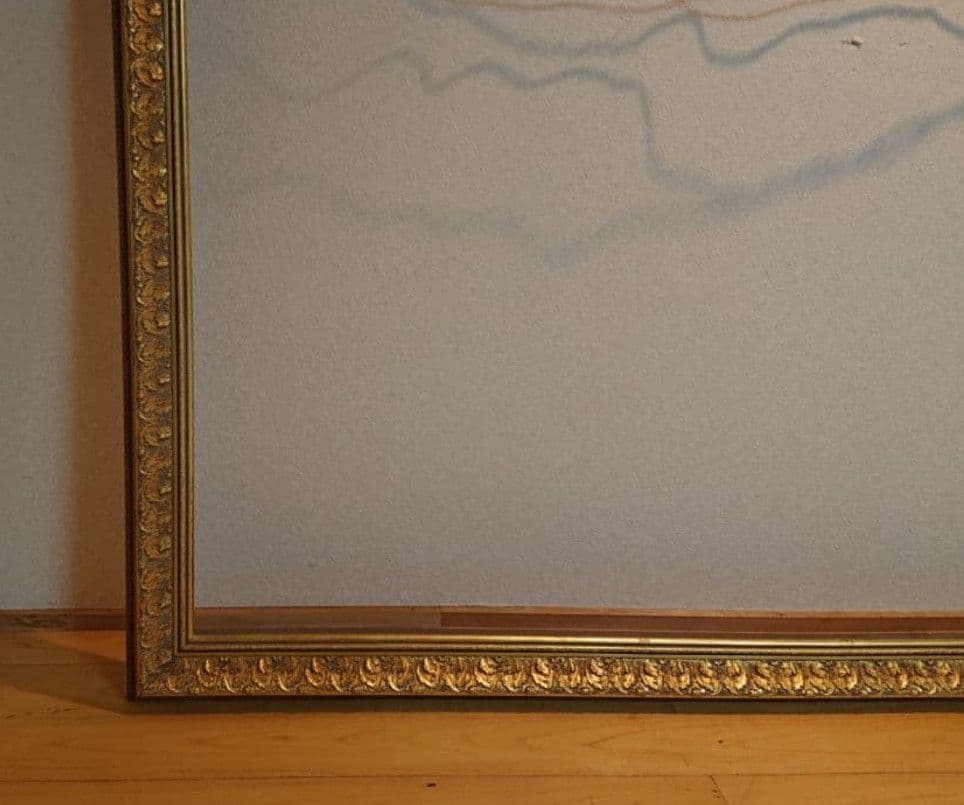 F100号 大型 油彩額縁 ゴールド 油絵用 額縁 ディスプレイ 展示