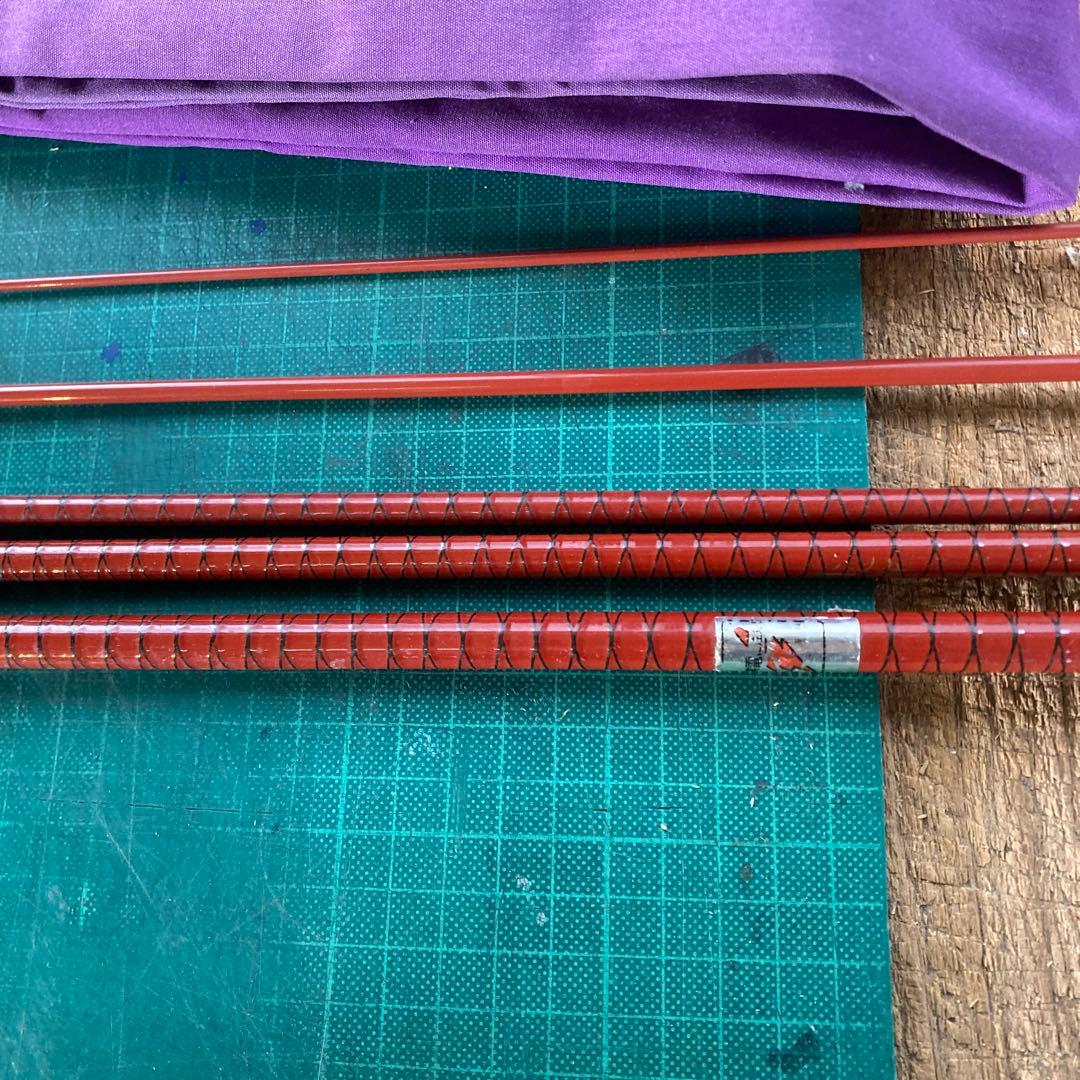 K*B様 漆塗り調 SHIMANO 朱紋峰 十六 ヘラ竿 ヘラブナ 朱色