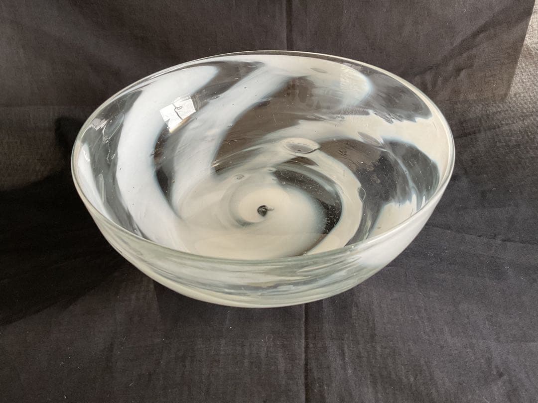 明治・大正時代「渦巻文そうめん鉢」希少品！！