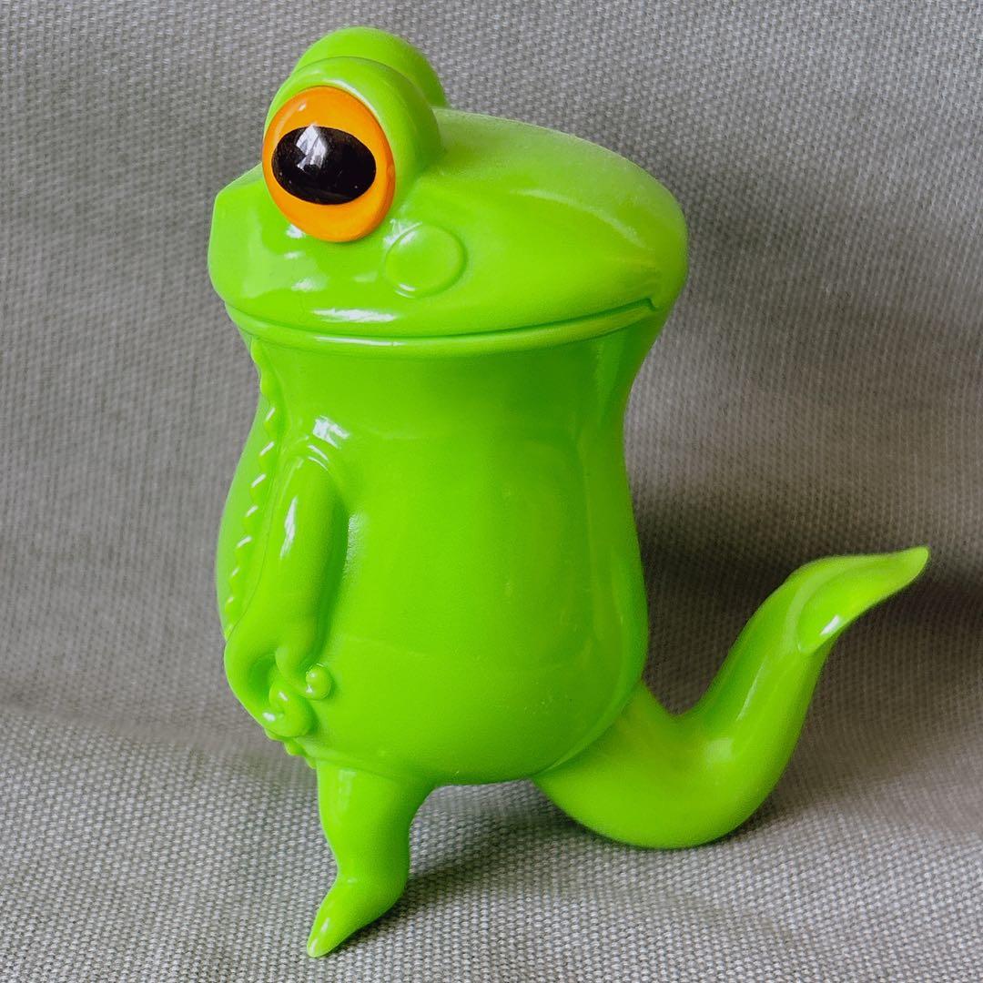 スカルチュラ 歩行食中植物 ウツボカエル 黄緑整形 ドールアイ ソフビ 人形