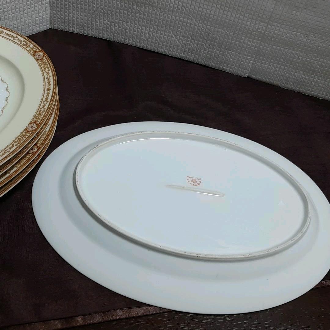 名古屋 製陶会社　meito china　オーバル中皿×5