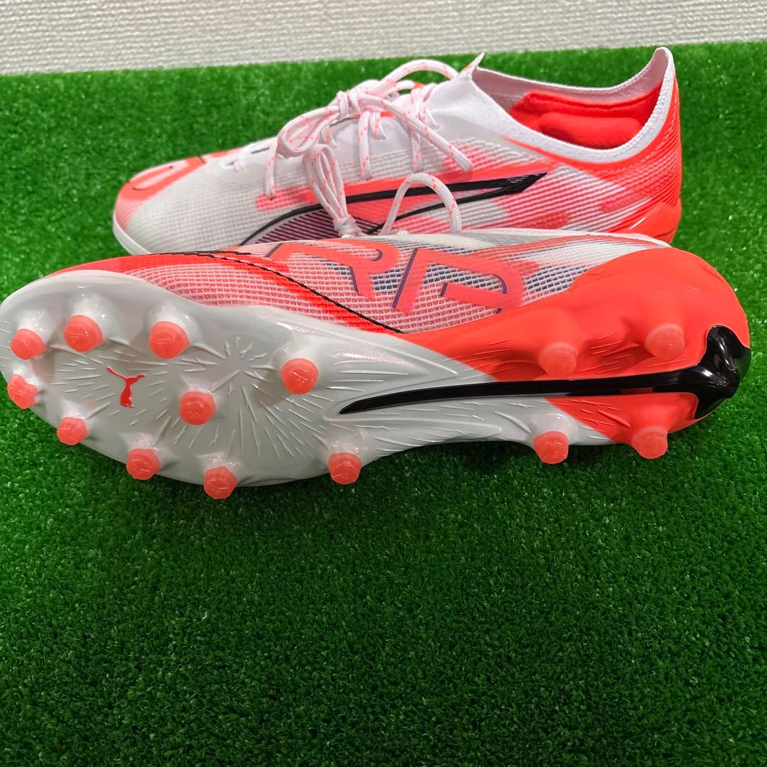 PUMA ULTRA サッカーシューズ ホワイト/オレンジ