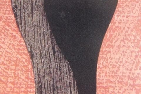 斎藤清、「凝視（B）」、希少な画集の額装画