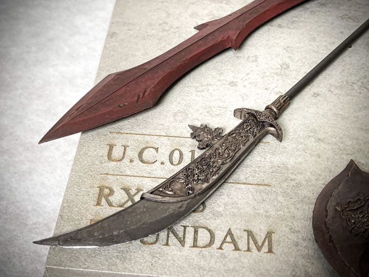 完成品　ダークソウル　黒騎士　武器セット　フィギュア　ガレージキット