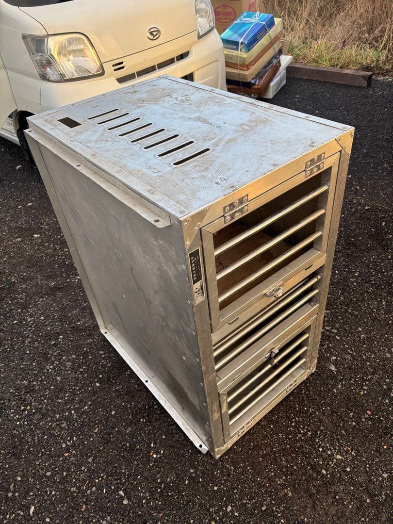 加納金属製作所　犬用アルミケージ