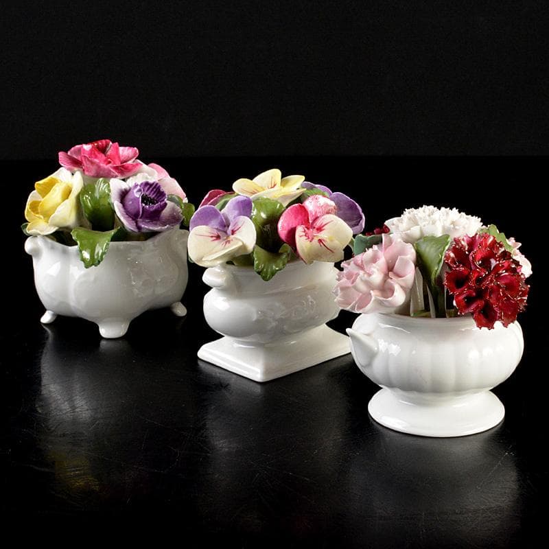 AYNSLEY　エインズレイ　陶花　置物　3点まとめて　C　6311