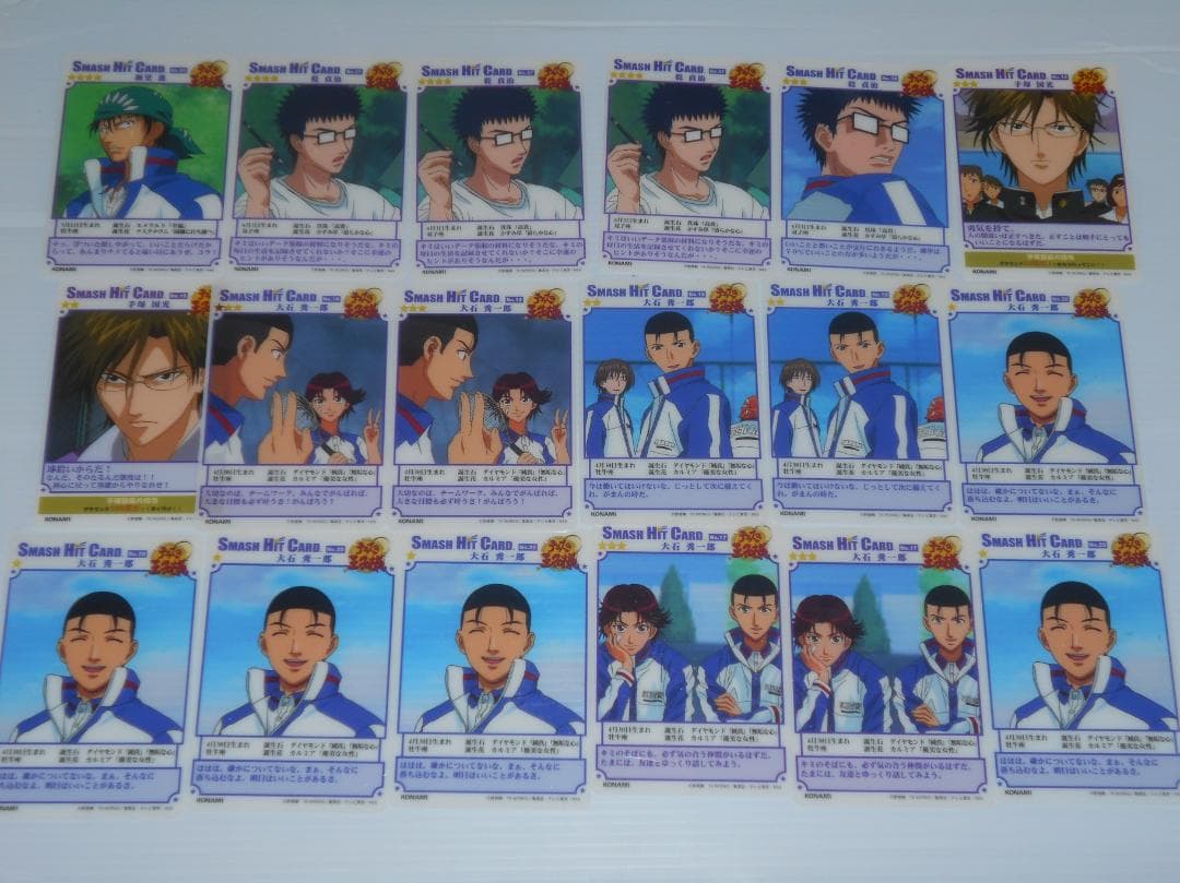 テニスの王子様　スマッシュヒットカード 　大量　約80枚　レア　ノーマル　まとめ