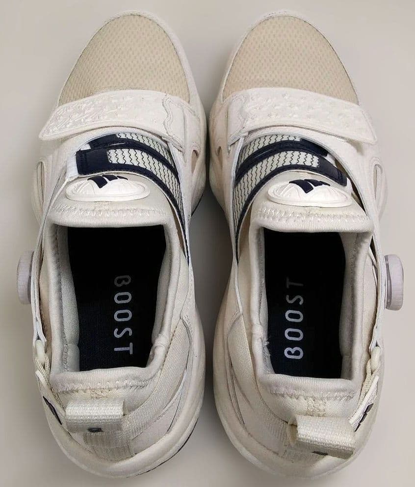 【田36】adidas コードカオス ゴルフシューズ ホワイト/ネイビー