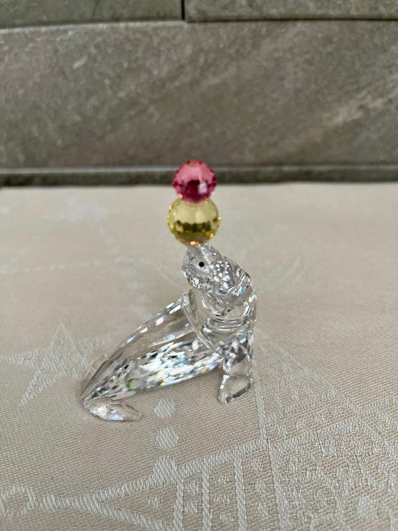 スワロフスキー Swarovski クリスタルアザラシ Playing Seal