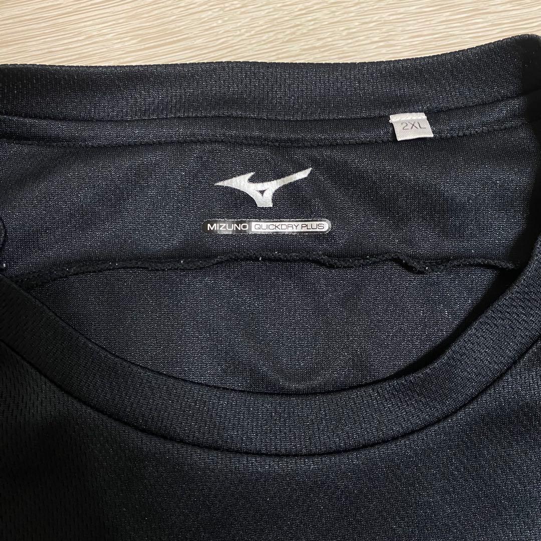 【支給品】全日本大学サッカー選抜　Mizuno 長袖シャツ 2XL ブラック