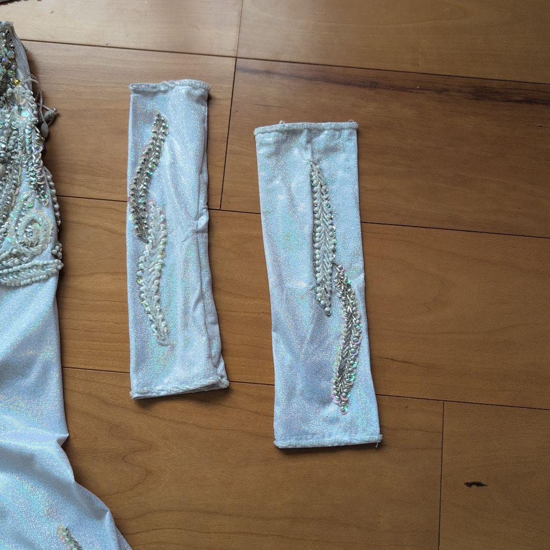 ホワイトベリーダンスセットアップ　高身長におすすめ