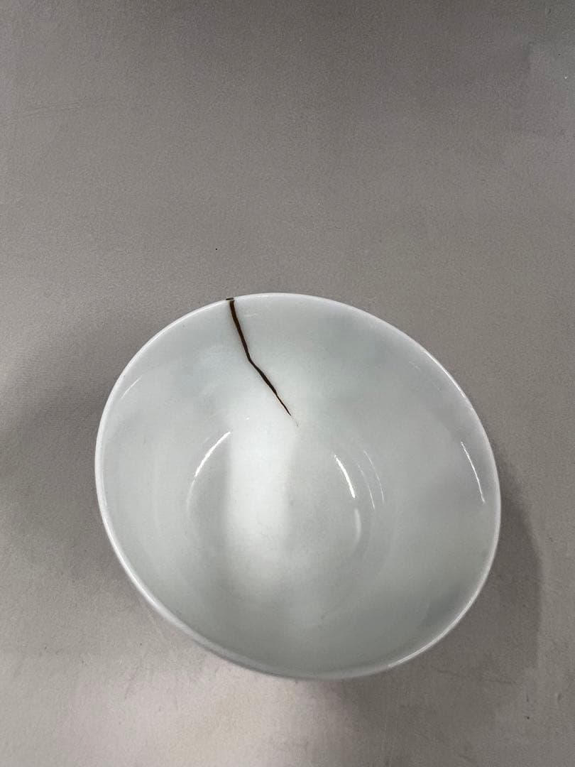 高橋道八　煎茶茶碗　磁貫入り5個（箱入り） 訳あり