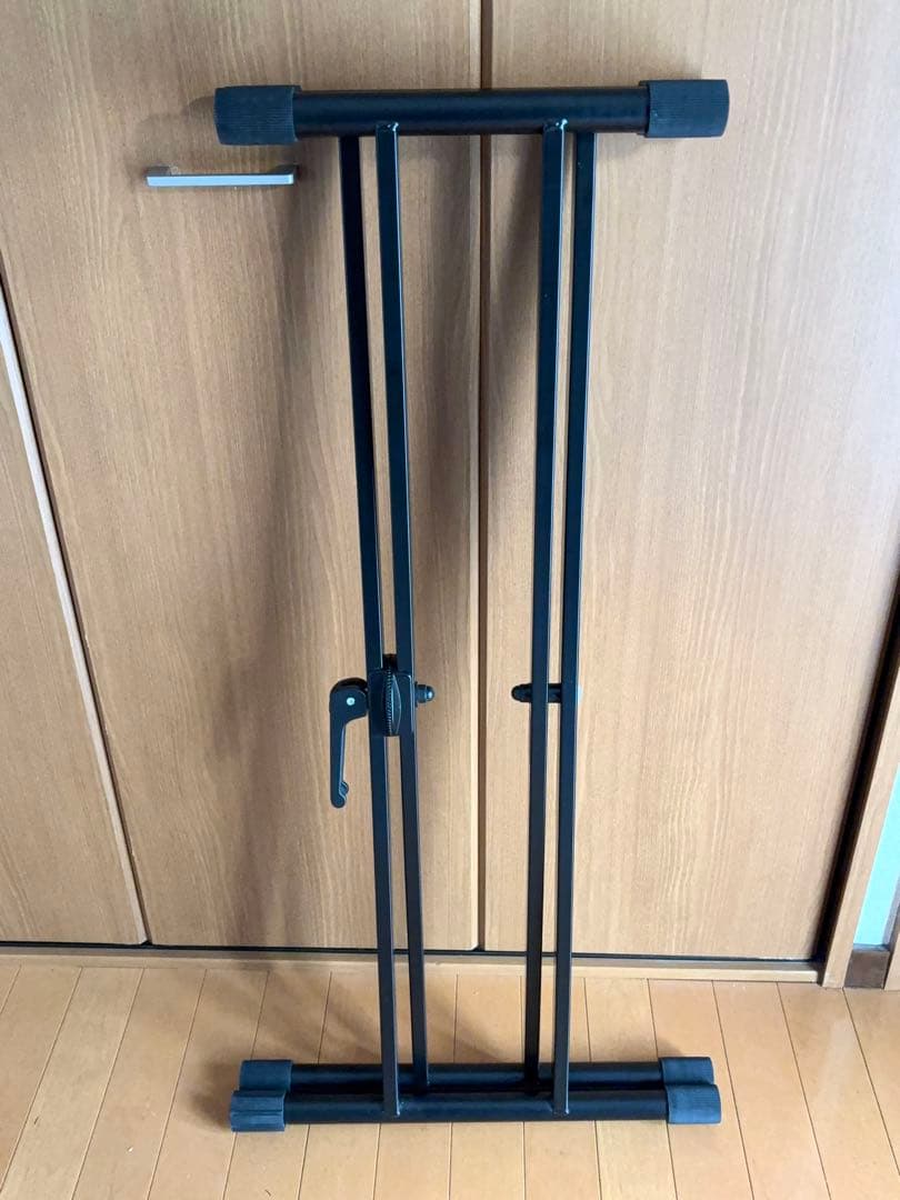 K&M 18990 キーボードスタンドX型　ダブルタイプ　黒