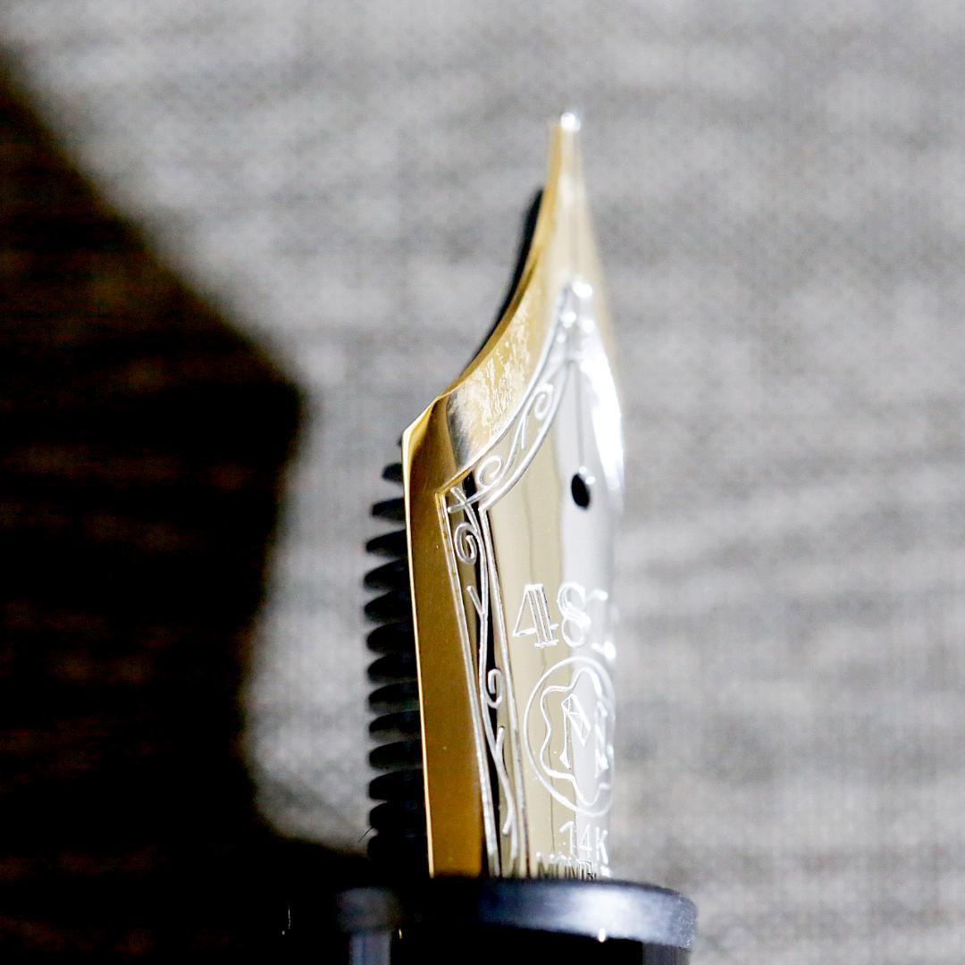 【美品 送料込み】モンブラン 万年筆 １４７ トラベラー マイスターシュテュック