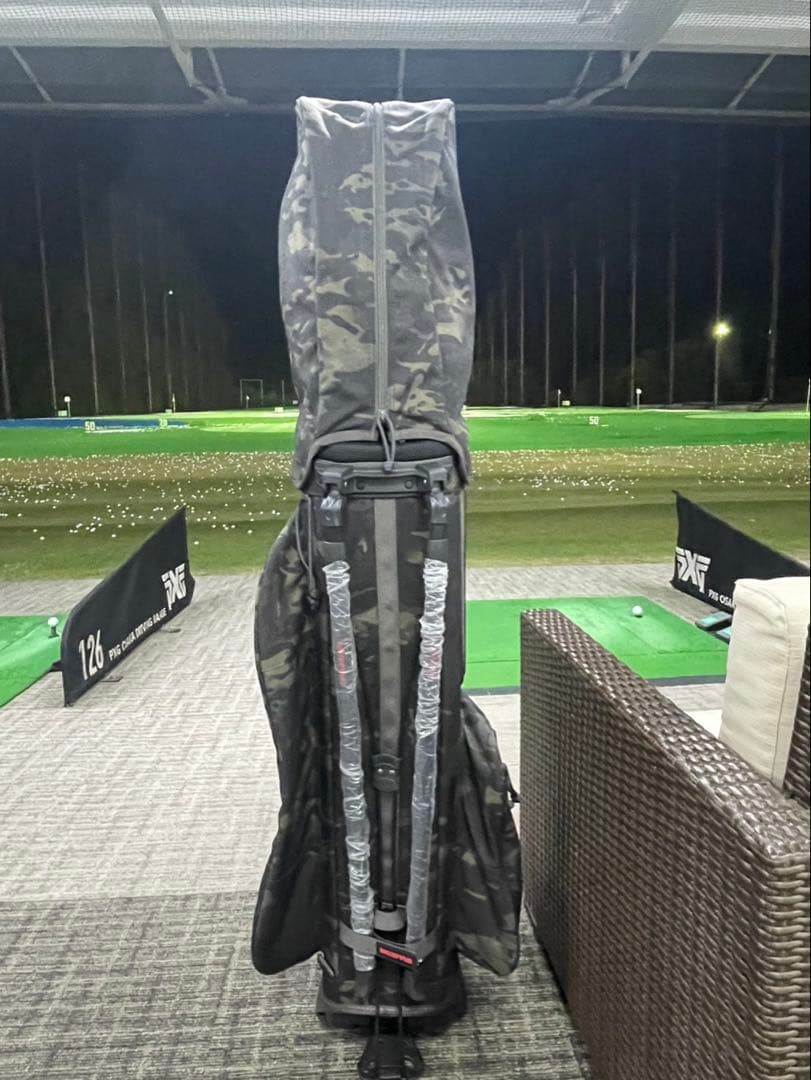 ブリーフィング　ブラックカモ　 キャディバッグ　美品