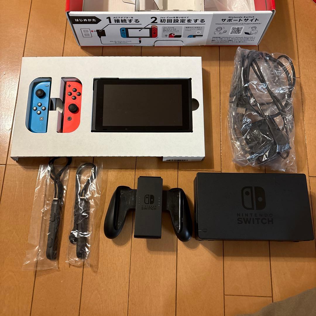 Nintendo Switch ネオンレッド/ブルー 本体セット美品