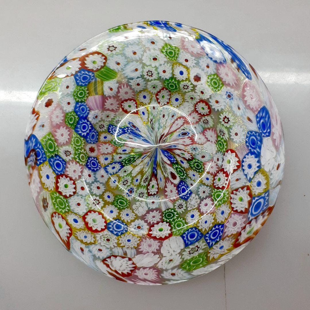 MURANO ムラノ 金彩 ミルフィオリ プレート 皿