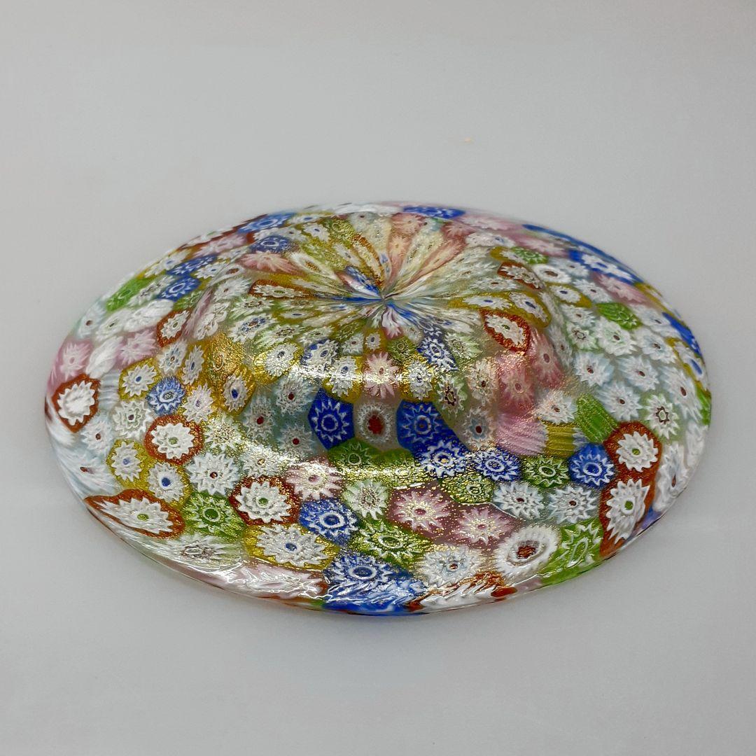 MURANO ムラノ 金彩 ミルフィオリ プレート 皿