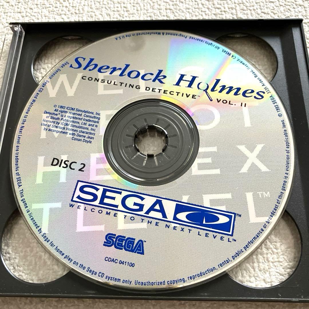 その他 Sherlock Holmes Volume II SEGA CD