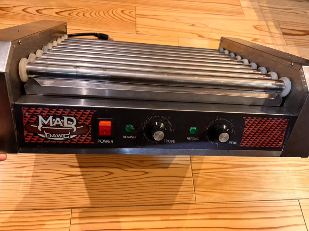 【中古】ソーセージグリラー　ホットドッグマシーン！自動ローラー優れもの