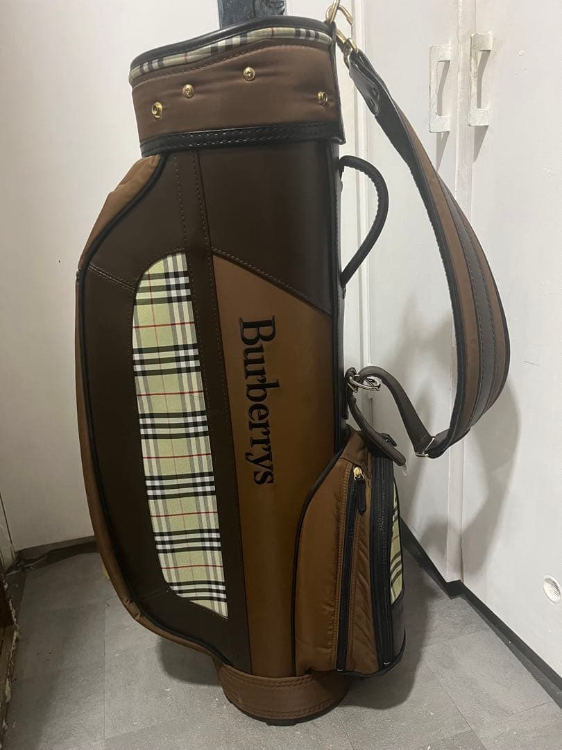 Burberrys キャディバッグ ブラウン チェック柄