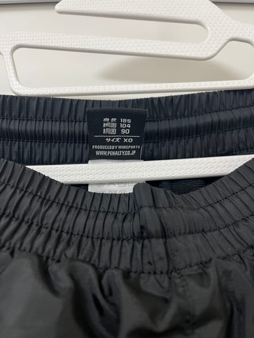 PENALTY ナイロンジャケット 上下セット ブラック ウォーマージャケット