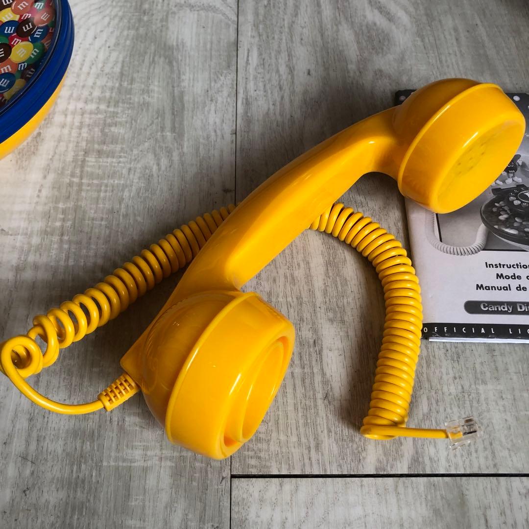 新品箱付デッドストックアメリカUSAビンテージM&Msキャンディディッシュ電話機