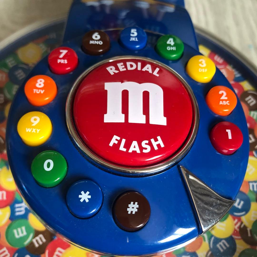 新品箱付デッドストックアメリカUSAビンテージM&Msキャンディディッシュ電話機