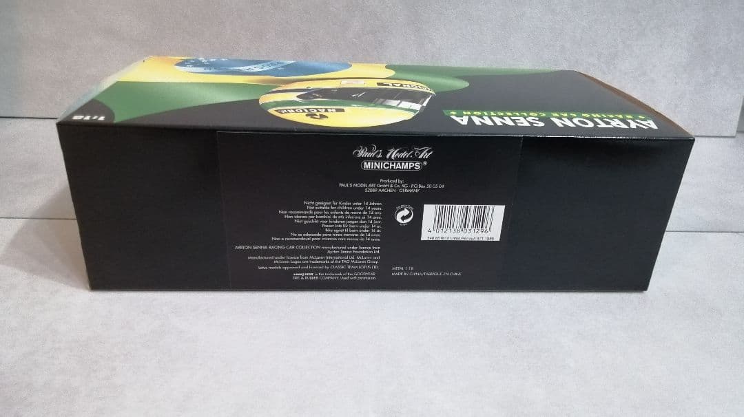 Lotus Renault 97T アイルトン・セナ 1/18 ミニチャンプス