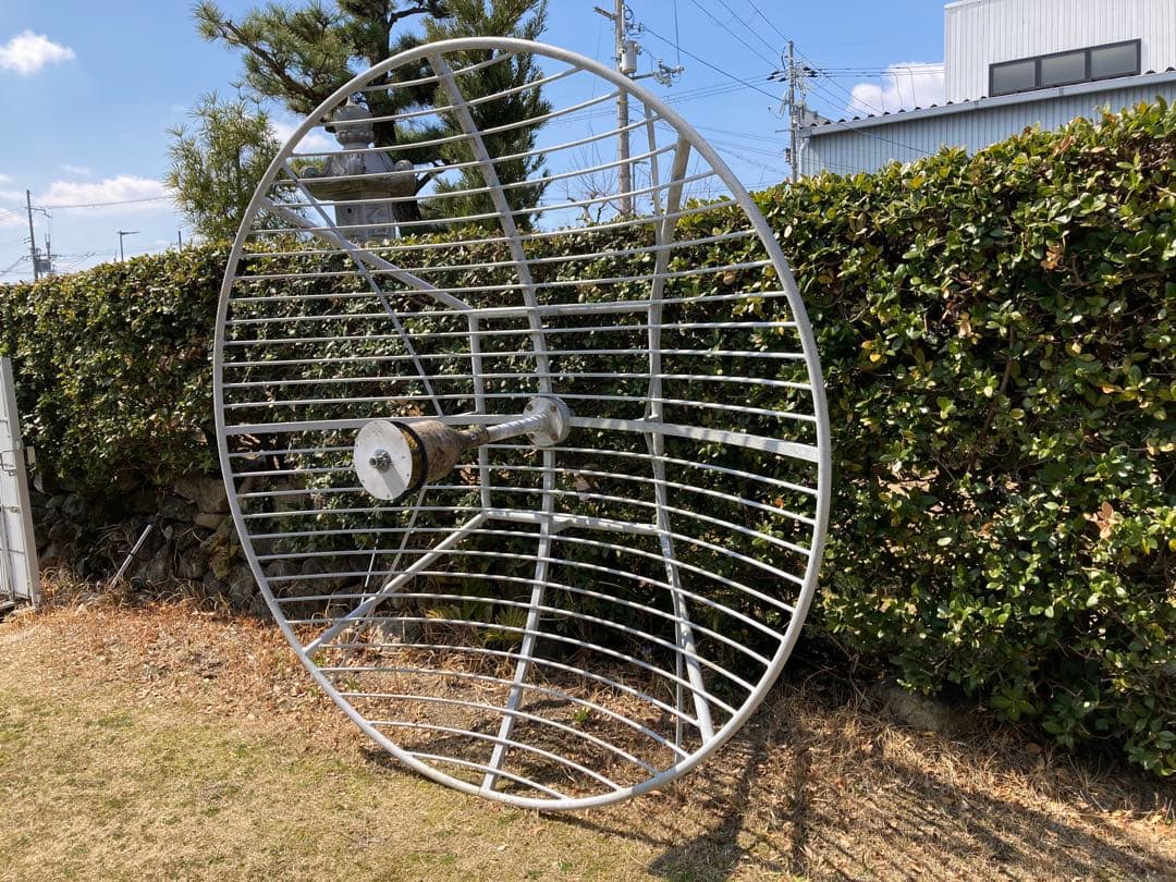 【値下げ】2.4mΦグリッドパラボラアンテナ反射板