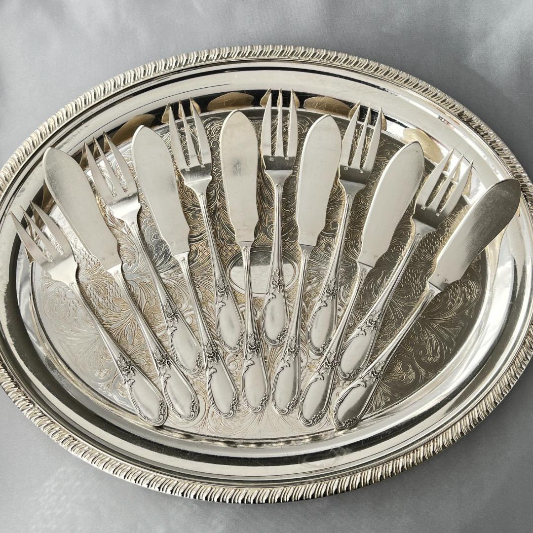 【仏蘭西】 Louis XV カトラリーセット 12本　ルイ15世様式