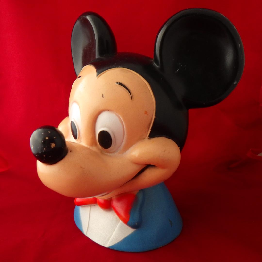 【限定値下】巨大【1971年】ヴィンテージ ディズニー✨ミッキーマウス✨貯金箱
