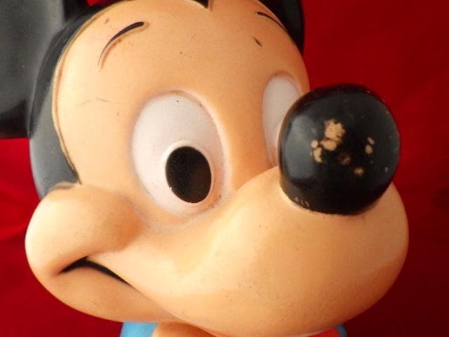 【限定値下】巨大【1971年】ヴィンテージ ディズニー✨ミッキーマウス✨貯金箱