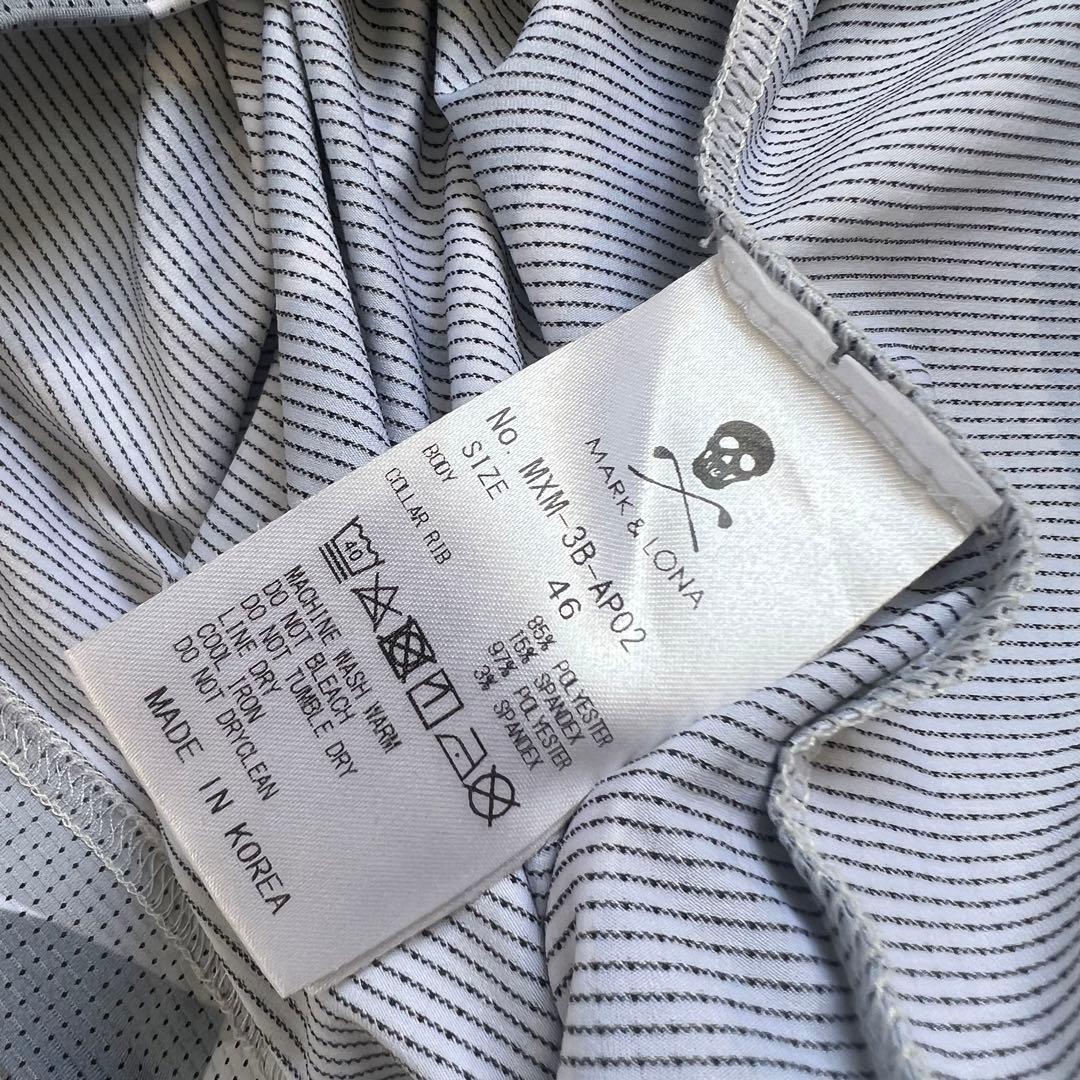 MARK&LONA マークアンドロナ　現行　ポロシャツ　カモフラ　メンズ　スカル