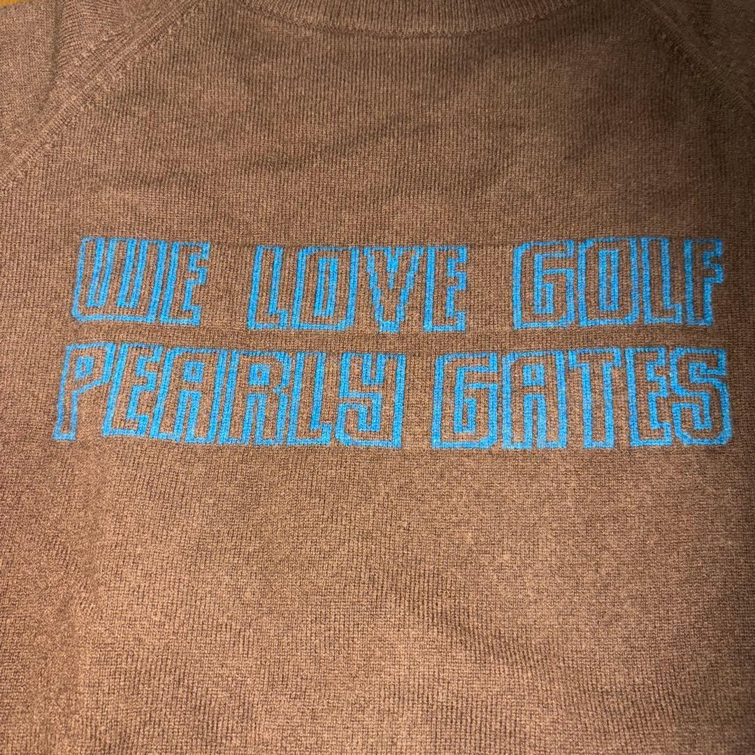 お洒落 大人気 パーリーゲイツ カシミヤ混 クールネックニット(日本製)